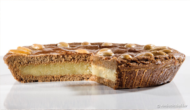 Speculaas Taartje gevuld met amandelspijs